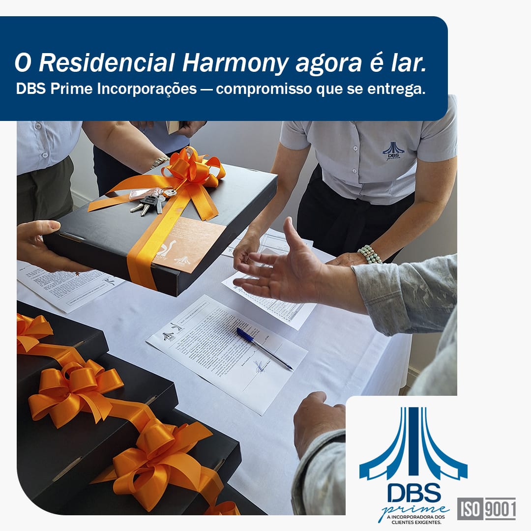 O Residencial Harmony agora é lar. 🏡✨